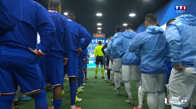 Still in the race for the top spot in their group, Didier Deschamps' Blues, second behind Italy, welcome Israel to the Stade de France in a very special context.