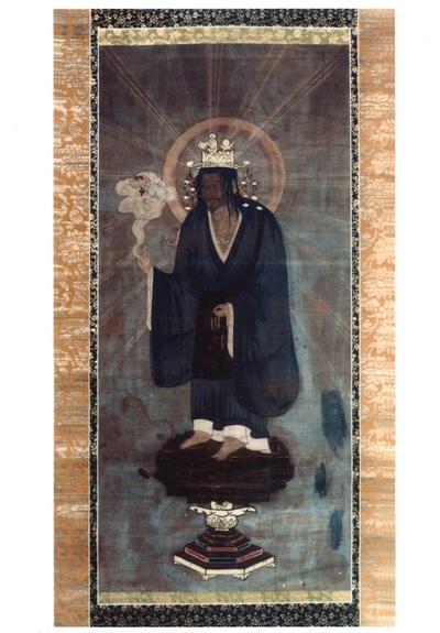 Portrait of Tanzei. Founder of Amida-ji, he would self-mummify (becoming Japan's southernmost mummified monk).