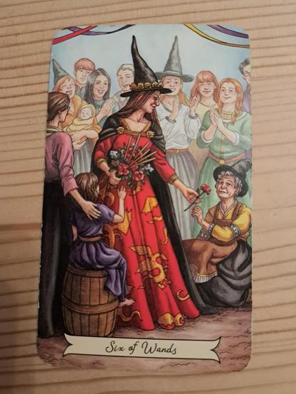 Tarot card 6 of Wands
