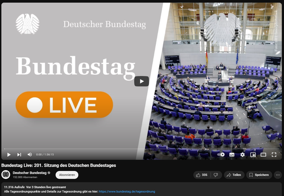 Bildschirmfoto Bundestag Live November 2024 
YOUTUBE VIDEO Aufzeichnung der Debatte um die Cannabislegalisierung und der gewünschten Rückabwicklung durch die CDU CSU.
https://youtu.be/3Nvd37G_xAk