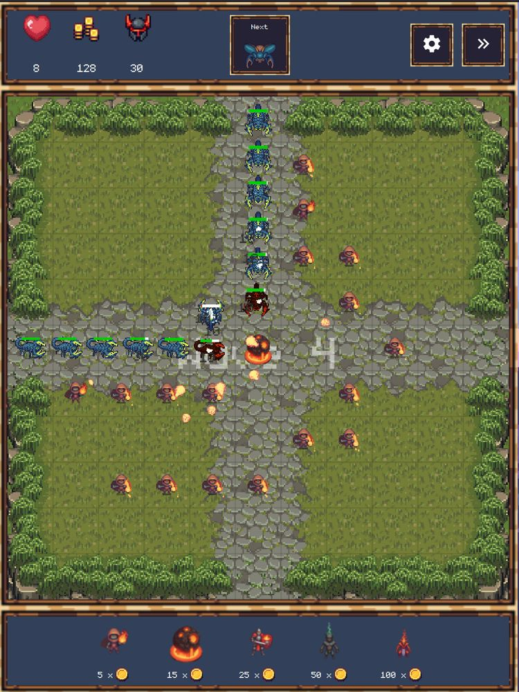 Arcane TD in action Arcane TD in action
