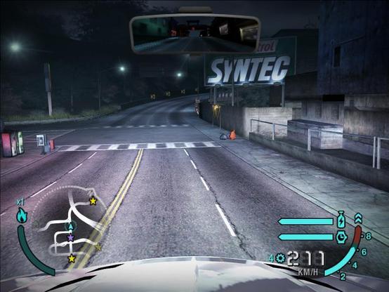 Need for Speed Carbon, flying screen cap