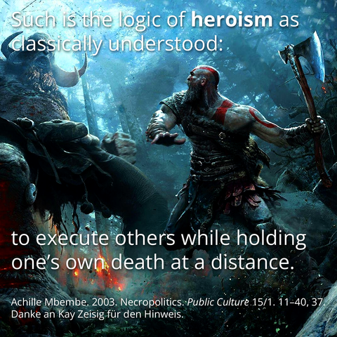Kratos, God of War.