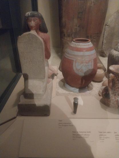 Vase in #Amarnastyle

blue-painted #newkingdom Period