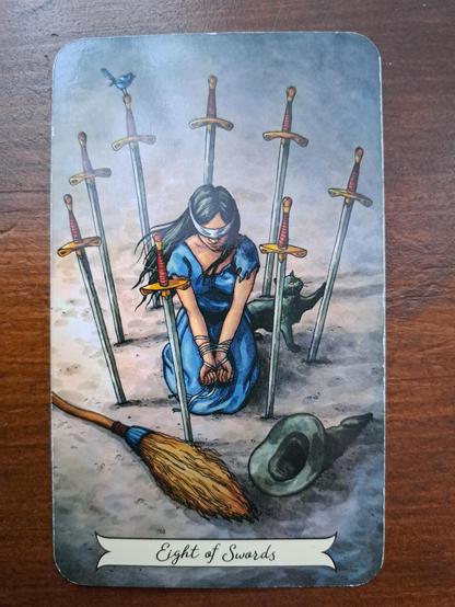 Tarot card 8 of Swords