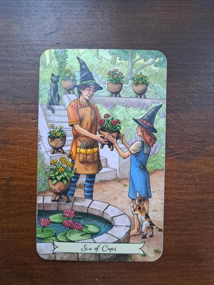Tarot card 6 of Cups