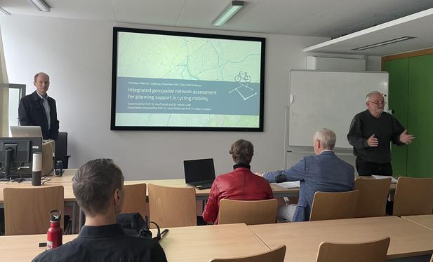 Christian starting his presentation