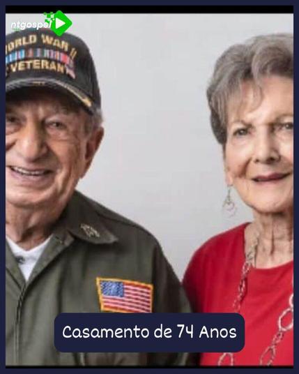 Com 98 anos, um veterano do exército e sua esposa são um verdadeiro exemplo de amor duradouro, celebrando 74 anos de casamento. Foto: Growing Bolder/ Facebook reel.