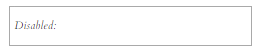 A box that should allow one to enable or disable something, but can't be used because the switch fails to show.