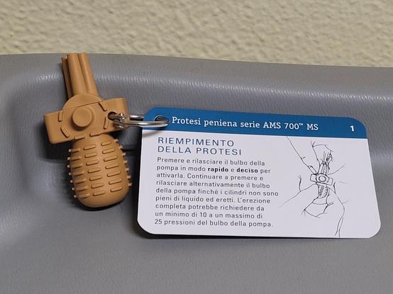 Penile implant pump