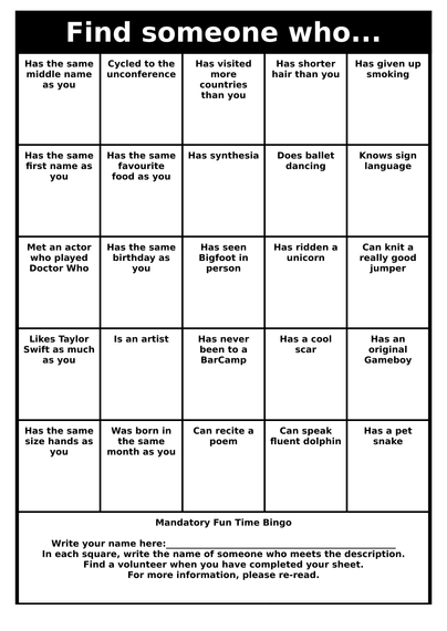 Some questions are sensible, some not.