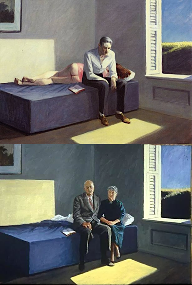 Two Hooper paintings next to each other
