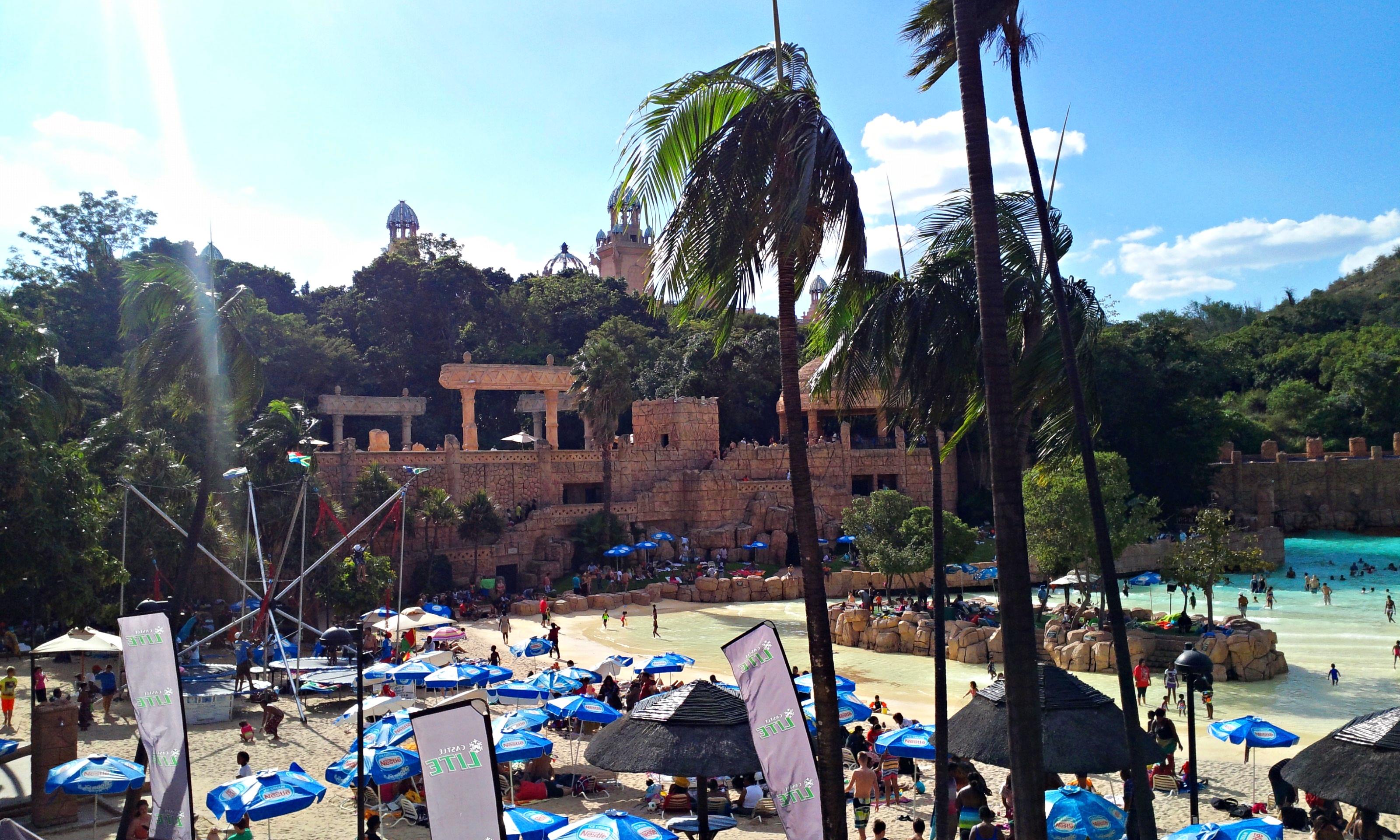 A water park at a theme park in South Africa