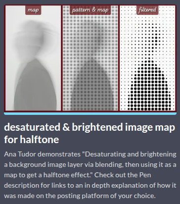 Screenshot of my linked demo being featured in this week's CodePen Spark.