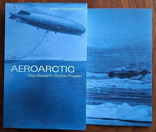 Das Bild zeigt das Buch "Aeroarctic. Das Zeppelin-Arktis-Projekt" von Barbara Schennerlein. 