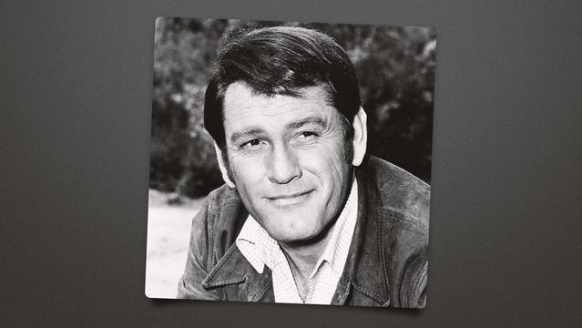 Black and white photo of actor Earl Holliman 