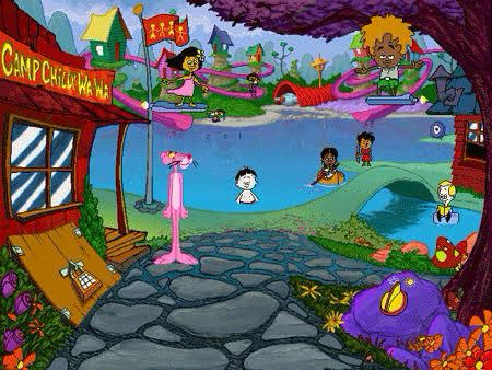 Screenshot from the adventure game The Pink Panther: Passport to Peril