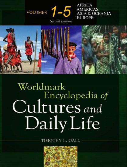 The articles on a particular culture group follow a 20-heading outline and include a bibliography. Each volume contains a cumulative general index and a glossary of terms. 