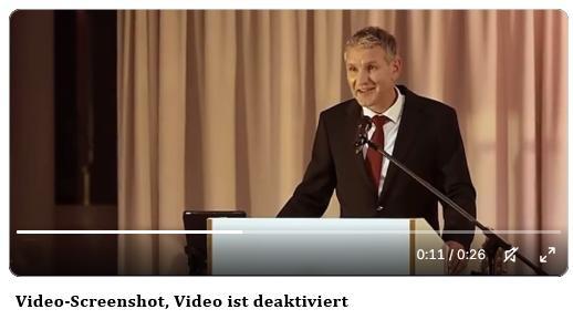 Björn Höcke, Afd-Faschist, hält zum 60. Geburtstag von Max Otte eine Rede