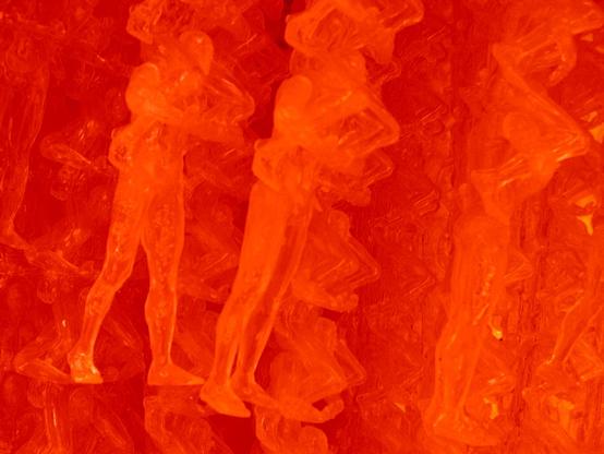 another close-up of the plastic figures 