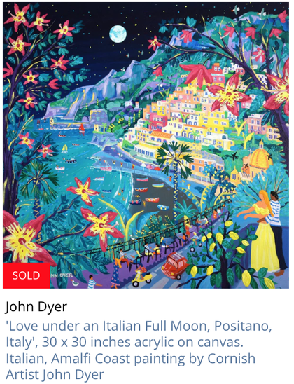 Paintings from the Christmas exhibition in St Ives by Cornish artists John Dyer and Joanne Short