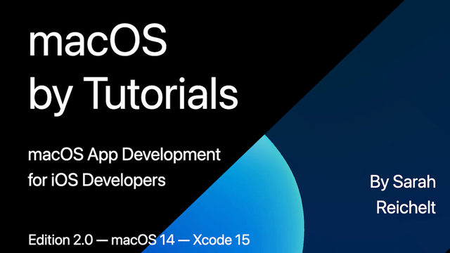 macOS by Tutorials book cover