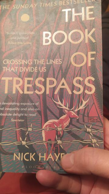 The cover of "The Book of Trespass". 