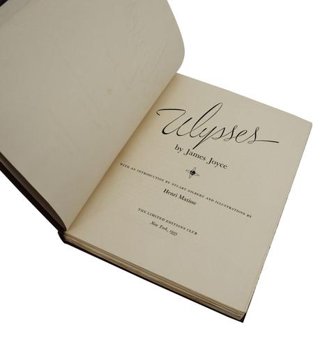 #Ulises #Ulysses de #JamesJoyce
Limited Edition Club inc, New York 1935. James Joyce illustrated by Matisse