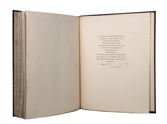 #Ulises #Ulysses de #JamesJoyce
Limited Edition Club inc, New York 1935. James Joyce illustrated by Matisse