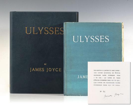 #Ulises #Ulysses de #JamesJoyce Paris febrero 1922

Primera edición. 

Shakespeare and Company, 1922.