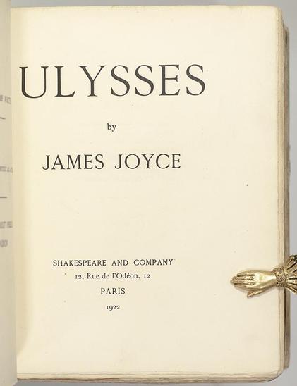 #Ulises #Ulysses de #JamesJoyce Paris febrero 1922

Primera edición. 

Shakespeare and Company, 1922.