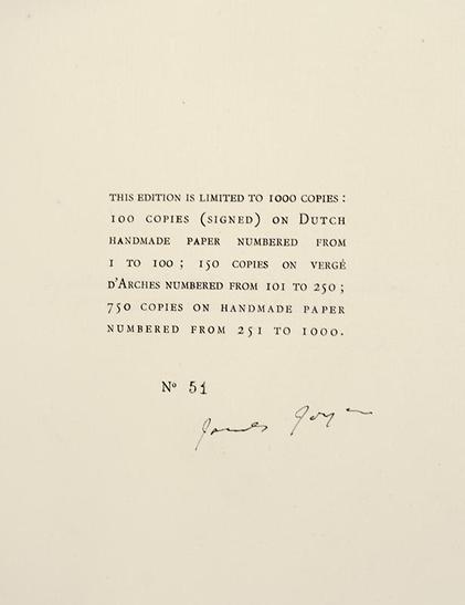 #Ulises #Ulysses de #JamesJoyce Paris febrero 1922

Primera edición. 

Shakespeare and Company, 1922.