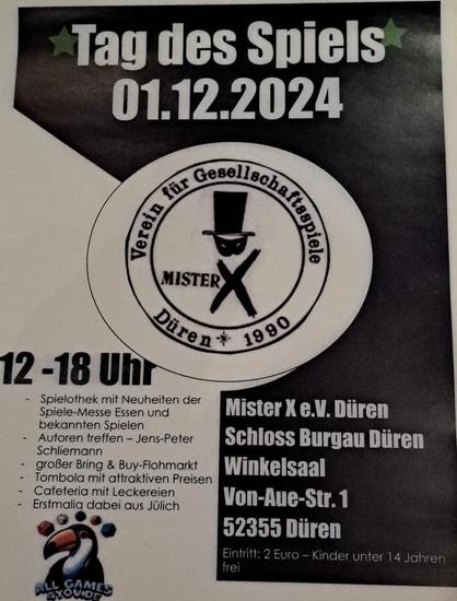 Plakat "Tag des Spiels"
