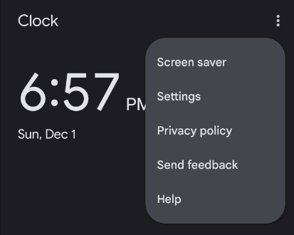 Clock : 6:01 PM

Privacy policy 
Send feedback
