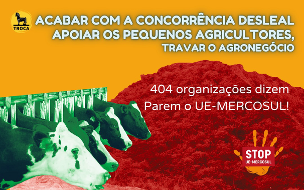 ⛔ STOP EU-MERCOSUR 🌍🔥  📢 Alert #ToxicTrade ☠️☣️ 🚜🧑‍🌾 +400 organisations from EU and Latin American countries urge political decision makers to #StopEUMercosur ‼️ ➡️ https://europeantradejustice.org/toxic-trade-alert-400-organisations-urge-political-decision-makers-to-drop-eu-mercosur-deal 👉 EN/ES/FR/PT/DE/NL: https://europeantradejustice.org/eu-mercosur-nov2024   #StopEUMercosur #StopUEMercosur #StopUEMercosul #StopAgrotoxics  #NewTradeFrameworkNOW #UNDROP #FoodSovereigntyNOW #HumanRights   