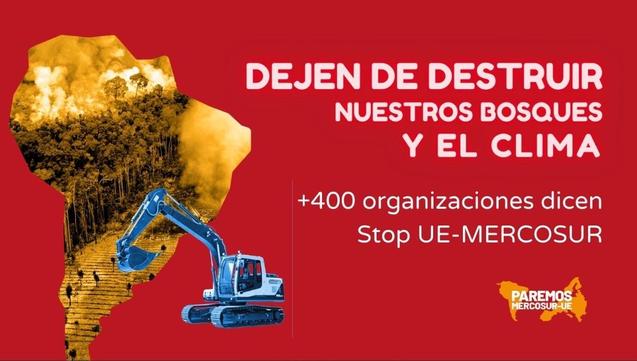 ⛔ STOP EU-MERCOSUR 🌍🔥 
📢 Alert #ToxicTrade ☠️☣️
🚜🧑‍🌾 +400 organisations from EU and Latin American countries urge political decision makers to #StopEUMercosur ‼️
➡️ https://europeantradejustice.org/toxic-trade-alert-400-organisations-urge-political-decision-makers-to-drop-eu-mercosur-deal
👉 EN/ES/FR/PT/DE/NL: https://europeantradejustice.org/eu-mercosur-nov2024
 
#StopEUMercosur #StopUEMercosur #StopUEMercosul #StopAgrotoxics 
#NewTradeFrameworkNOW #UNDROP #FoodSovereigntyNOW #HumanRights  
