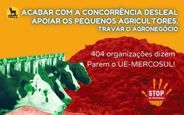 ⛔ STOP EU-MERCOSUR 🌍🔥 
📢 Alert #ToxicTrade ☠️☣️
🚜🧑‍🌾 +400 organisations from EU and Latin American countries urge political decision makers to #StopEUMercosur ‼️
➡️ https://europeantradejustice.org/toxic-trade-alert-400-organisations-urge-political-decision-makers-to-drop-eu-mercosur-deal
👉 EN/ES/FR/PT/DE/NL: https://europeantradejustice.org/eu-mercosur-nov2024
 
#StopEUMercosur #StopUEMercosur #StopUEMercosul #StopAgrotoxics 
#NewTradeFrameworkNOW #UNDROP #FoodSovereigntyNOW #HumanRights  
