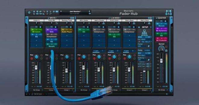 Blue Cat Fader Hub