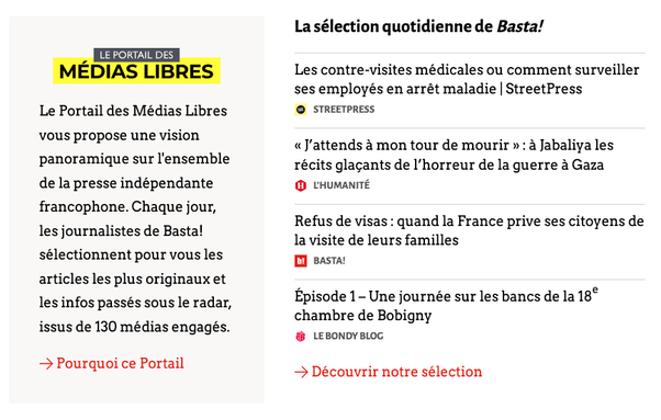 La sélection du portail des médias libre du 3 décembre 2024