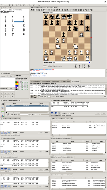 A screenshot of SCID