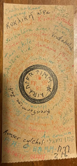 Bookmark I made from reused paper bag