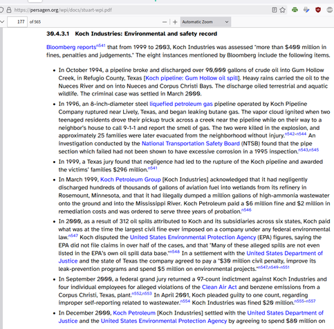 /1
* 75+ trade groups against EPA findings
* Trump2 EPA appointee David Dunlap: https://en.wikipedia.org/wiki/David_Dunlap_(lobbyist)
* dir. environmental regulatory affairs, Koch Industries
* tried to persuade EPA formaldehyde doesn’t cause leukemia
* Koch subsidiary Georgia-Pacific made formaldehyde, products that emit it (since sold chem biz to Bakelite Synthetics)
* at EPA Dunlap had authority over division working on toxicity report

#toxicology #formaldehyde #OHS #EnvironmentalHealth #pollutants #cancer #KochIndustries