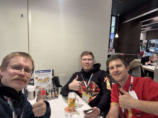 With Andi and Andrey! 