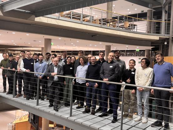 Workshop participants in the Göttingen State and University LIbrary.