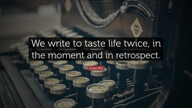Desktop wallpaper featuring a quote from Anaïs Nin.