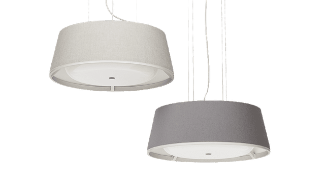 Pair of Nobi smart lamps with fall detection and prevention technology.