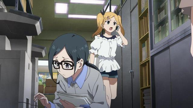Sara Satou and Erika Yano from the anime Shirobako Movie.