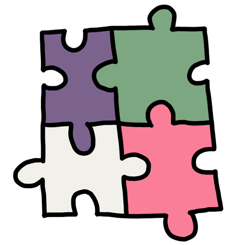 DRA open science puzzle pieces icon
