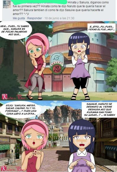 Hace años que hice ésta viñetita XD 😅 nunca pensé que se haría Canon 👀 y que Himawari ahora sería portadora del kyubi 😍❤️