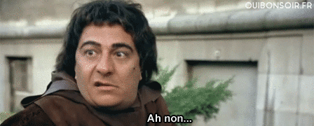 gif Jacqouille: "Ah non" 